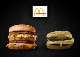 Как бывший работник (член бригады ресторана) МакДональса, авторитетно могу казать, что всё  хорошо выглядит на картинках и в рекламных роликах, но на деле очень многое зависит от рукожопсти человека который готовит (собирает) еду, от поставщиков  этой еды (булки, сыр, мясо, соусы, овощи), от жадности руководства, которые требует экономить и не класть много тех же помидор в гамбургер. По итогу на картинке сочный жирный бутерброд, которым как кажется, можно  наесться на пол дня, а по факту жалкая спрессованная булочка, куда торопливой рукой сыпанули тех ингредиентов которые указаны в инструкции (разумеется те которые уже долго лежат и скоро испортятся.. принцип ротации). Тоже самое касается замешивания из концентрата кока-колы, спрайта, фанты, и даже мороженного.
Масло (кукурузный жир) на котором готовят всё, начиная от картошки фри, заканчивая нагетсами и пирожками - если повезёт - меняет только ночная смена, и то, если им дали нагоняй, что станцию надо мыть. В общем, по регламенту менять надо через несколько часов кипения, или при смене группы продуктов, или при сильном загрязнении - по факту меняется раз в неделю где-то. Его просто подливают свежий по мере надобности, а за экономию  этого стратегического сырья - руководство получает премию. В общем всё на благо экономии, поэтому и конечный продукт не фонтан.  
Кстати, готовая булочка, в ожидании покупателя - может лежать на горячей полке (бине) не более 15 минут, потом надо списывать и выбрасывать. Но, это убытки, поэтому всегда просто переставляют таймера на ту продукцию которая вроде как уже начинает портится.
Если  хотите получить свежий бутер,а не тот который уже пару часов лежит на прилавке - просите спец заказ.. типо Гамбургер без кейтчупа, тогда  на кухню будет дана команда изготовить отдельную булку для клиента, и она более-менее будет свежей.
Готовят красиво и соблюдают все правила там только когда приходит внутренняя проверка (таинственный покупатель) из ген штаба, от которого зависят премии и продвижения локальных начальников. Вот тогда начинается цирк, потому что, согласно разведке, можно узнать день, когда придёт  такой человек, и в течении  этого дня, всё будет готовится, мыться, меняться, списываться-  по уставу. А бутербродам и салатам будут стараться придать вид произведения искусства.
Но опять таки, если таинственный посетитель купит какой-нить продукт и там будет найден "косяк", типо мало салата, или сыра или криво слеплено.. на этот случай всё спихнут на "таинственного работника", потому что никто не сможет точно вспомнить, кто в  этот момент где стоял и что готовил. Эдакая взаимовыручка между кухонными рабочими.
зато с чистотой там полный порядок - пол регулярно моется и протирается (потому что никому не охота подскользнуться на жирном кафеле и залететь рукой в чан с кипящим жиром с температурой 280 С), так же регулярно моются руки, поверхности рабочих станций, стирается форма, фартуки. Да и вообще бдят за опрятностью работников, чтоб были пострижены, выбриты итд. А если у тебя насморк или кашель  - ты валишь к врачу и берёшь больничный минимум на 3 дня. Это не о тебе заботятся, а о том чтоб от тебя зараза не перекинулась на остальных работников и упаси боже на покупателей. И если с санстанцией ещё можно добазариться, покормив их на халяву и всучив по конвертику с деньгами, после чего они не будут обращаться внимания на состояние складских помещений со жратвой, то вот уже заражение людей в общепите будет сложно замочать, ибо информация будет поступать из поликлиник и больниц, которые не сидят на окладе у МакДональдса (либо давать на лапу кому-то выше и серьёзней), поэтому легче работника отправить домой на пару дней, чем потом из-за него иметь пачку неприятностей.
В целом ситуация там в любом случае лучше чем в государственном общепите и на ровне с другими забегаловками (насколько я общался с коллегами по цеху).
Можно ли там кушать? Да - если знаете что там можно заказывать и как. Надо ли там питаться постоянно - определённо нет. Можно ли там кормить детей - ну, если это ваши нелюбимые дети.
Чтоб вы понимали уровень отношения руководства - был случай. Я точил лезвия для станка (для нарезки овощей) на крышке бака, где смешивался концентрат кока-колы, вода и газ, выдавай готовый продукт для автоматов. Места там особо не было где  этим заниматься. Рядом со мной стояли бутылки с химией для очистки ножей и прочей протравки труднодоступных мест. Я ими периодически смачивал тряпочку или патч и протирал всякие приборы. И тут забегает мой коллега в поисках каких-то коробок для цезарь-роллов и нечаянно толкает меня в спину. Я утратив равновесие опираюсь на ряд бутылок передо мной и живительный коктель из различных химикатов, радостно побулькивая -сине-зелёным потоком стремительно растекается по баку-смесителю и через множественные щели начинает стекать вниз.. Мы, естественно,  хватаем всё как можем, и пытаемся чё-то там вытереть, но разлив был большим, катастрофы не избежать. Потратив пару минут на выяснение "кто из нас дурак", мы решаем что надо срочно докладывать о ЧП старшему менеджеру, останавливать смеситель, сливать бак, и тщательно его вымывать. Но, менеджер оценил кол-во жидкости оставшееся в бутылках, объём бака, прикинул концентрацию на глазок и сказал - "В угораете? Знаете сколько мы денег и времени потеряем слив продукцию и отправив бак на помывку? Отмойте крышку, и больше здесь не ставьте химикаты." Пришлось потом проставляться пивом, ребятам которые тащили смену на зале (следили за чистотой столов и полов), детишки блевали раза в 3 чаще чем обычно.