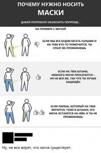 Зачем нужны бесполезные маски и перчатки?