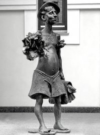 Белорусь, Минск, Скульптура «Заядлый парильщик»