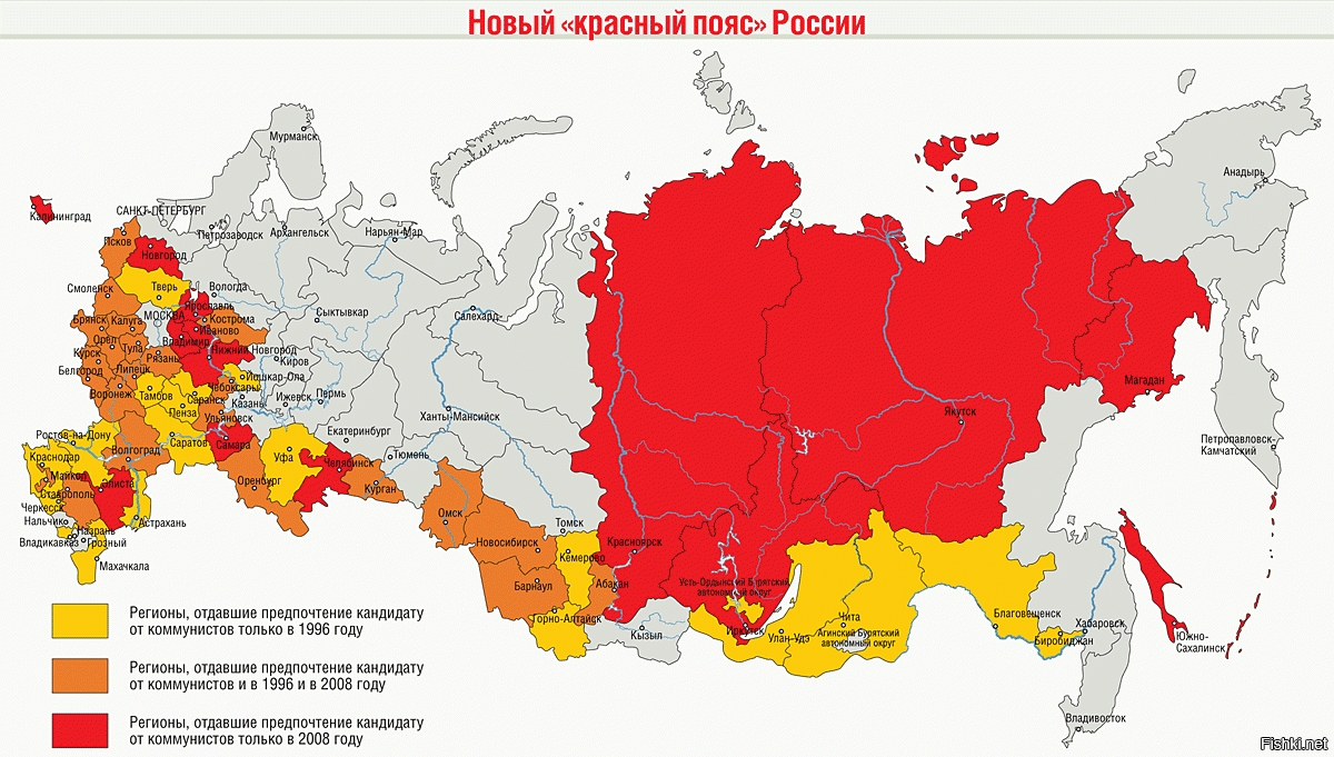 Карта ик россии