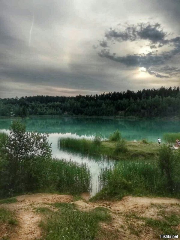 меловой карьер близ г. Любань Р.Б.
