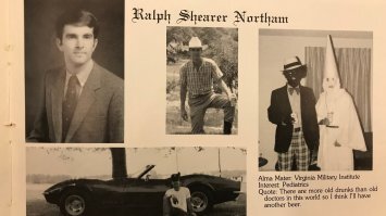 Мальчишки.... берите пример с Ральфа Нортама, демократа и губернатора штата Вирджиния. До сих пор губернатора. Его фотки из школьного альбома. Он с друганом позируют. Ральф слева изображает темнокожего, а его друган в костюме куклуксклановца. Мда... 
А почему его не уволили и не заплевали публично? Просто он демократ, а подобные выходки с их стороны не являются предосудительными...