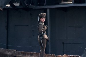 Ничего так попа, красивая девушка ...