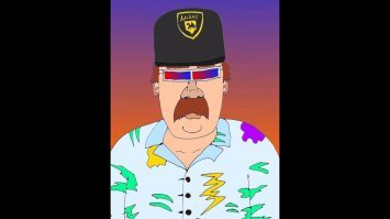 Он всё-таки починил свою машину времени и отправился домой в 3030 год...