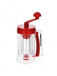 Похожие выпускают, но там, похоже всё из пластика. А у нас тоже такая была фиговина, долгие годы служила верой и правдой, банка цела, а вот крышка, увы. Типа такого сейчас делают: