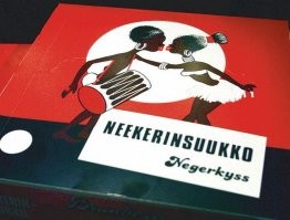 Когда-то ещё очень давно в финке видел конфеты - "поцелуй негра". Тёмный шоколад с очень мягкой белой начинкой. В начале двухтысячных их переименовали просто в "поцелуй". Лучше бы оставили.