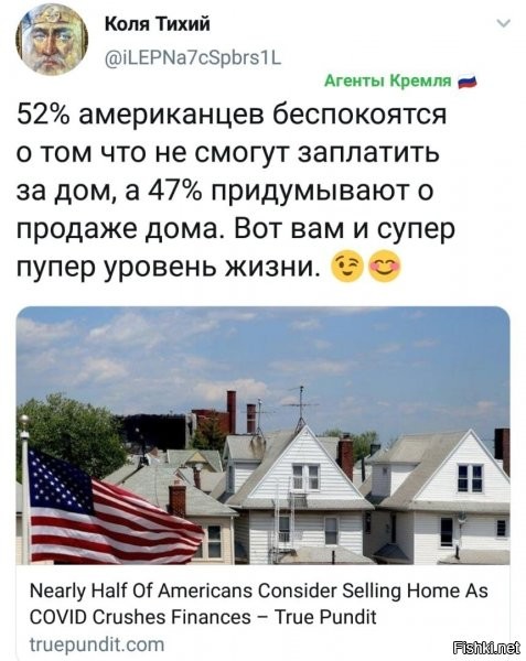 тут еще подвох есть: это данные из числа опрошенных, у которых ЕСТЬ дом. и это меньшинство на самом деле :) 350 млн человек, и все с домиками? ага.. конечно... голливуд и не такое покажет. в реальности, такие же квартиры и т.д. и тоже в большинстве случаев - сьемные...