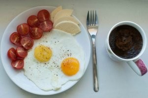 Кто же утром ест такую пищу?

Вот доброе утро!