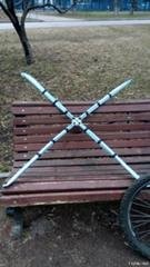 Помогите определить, для чего это? Кронштейны могут складываться вверх от ушка которое в середине. Чехлы не снимаются. Я так и не смог определить для чего эта штука. Может кто знает? Пока отвез на дачу. Были предположения, что это для полоха от комаров. Для детских игрушек над кроваткой она слишком большая.