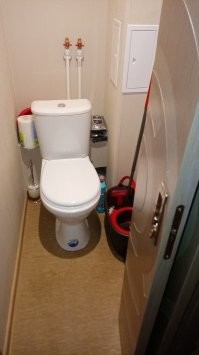 Как оформить действительно маленький санузел.