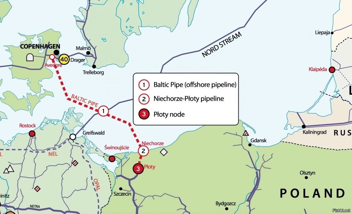 Проект газопровода из россии в страны евросоюза по дну балтийского моря получил название