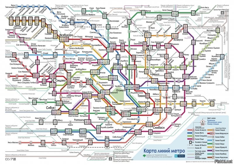 Не сложнее схемы метро Токио. Японцу разобраться - раз плюнуть