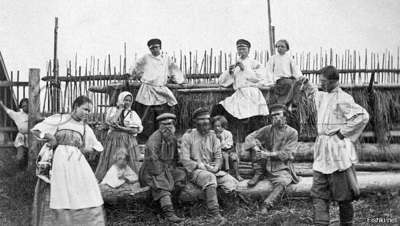 А это вот крестьяне, соль земли русской..