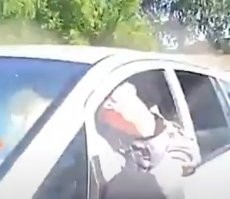 Башкой в стойку врезался, а потом ещё и придавило - пристёгивайтесь люди!