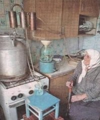 Это у бабушки ферма для майнинга жидкой криптовалюты.