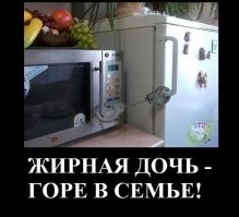 Берём микроволновочку на ручки, переносим её на правую сторону, и - бинго!!!! Содержимое холодильника в полном нашем распоряжении!!!