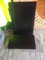 Покрасили валиком, в близи наверное смотрится не очень, нужно воздушным методом красить.