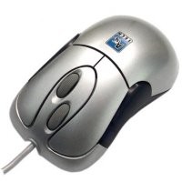 a4tech делала двухколёсные мыши,  на пиэс-пополам. Новую бы найти, да нет таких.