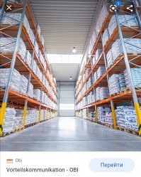 Началось, эхсперт на эхсперт, была б тема про пингвинов, вы б 20 лет пингвинов дркссировали.
Если б ты реально был с этим связан, то не втирал бы дичь, что на высоту 5 метров ты ручками палеты по 5т забрасываешь или по мешку их сортируешь. Потому что стелажи, где нужна тая высота это явно не магазин, в котором по мешкам торгуют для бабушек стену подправить. 

Дальше, все, о чем я говорю я знаю лично начиная от дома, заканчивая строительным и мебельными супермаркетами и склада и. 
Всё мои фото это то, что я видела своими глазами.
Так что не надо сейчас этого напускного интернет авторитета, типа у вас картинки, а я..... 

И последнее, обычный дом, 3 этажа (2 полноценный и крыша, ну то есть сосрубленными стенами), про цену промолчу, это некультурно.Все делала строительная компания и мне пофигу их это машина, они нанимают или заказывают. Это их личное дело

Вот фото со складов наших супермаркетов. 
Не переживайте, рано или поздно и до вас дойдёт прогресс.