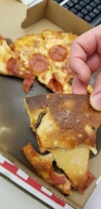 Что может быть хуже, чем увидеть червяка в откушенном яблоке? Увидеть пол-червяка...