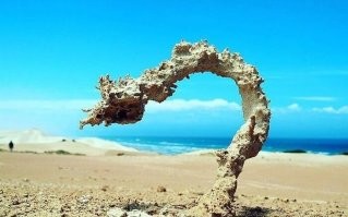 Что будет, если молния ударит в песок на пляже?
---
фульгурит
