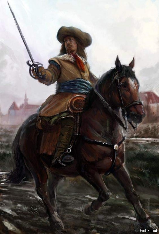 Битва при Рокруа 1643 год.
Бились хранцузы (28 тыс. чел.) и гишпанцы (18 тыс.). Хранцузы, пользуясь своим превосходством в численности, надавали гишпанцам по первое число. Эта битва прославила полководческий талант принца Конде (фигурирует в романе Дюма «Двадцать лет спустя»).
