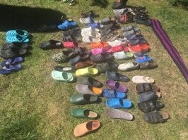 Судя по обуви лиса мечеть обносила. Местные жители говорите... Коренные немцы поди.