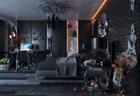 В каком месте она хаотична? Всякие былдофоны у которых из образование -мобильный телефон и арифметический счёт нифига не понимая дают свои комменты. Почему пол прозрачный? Чтобы когда сверху на этаж выше горит свет, то будет создаваться вполне себе полумрак. Почему мебель односпальная? Хозяин ее не вывез и забил, хата меблированной продается, новую уже купил и обставил, а всю трехомудь не захотел тащить. Почему 3 спальни? Ну, спали они так, что вы никогда отдельно не спали? Заметили кстати, что 3 холодильника? Вполне возможно , что хата нормально так сдавалась вполне и для троих разных персонажей. Там даже банька есть, совсем круто. Хаоса тут нет из серии совсем, похоже на нормальную *берлогу*. Вот ниже слегка крипово и хаосно, а тут за 1.5 ляма скромная хатка.