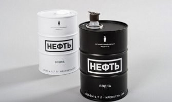 Водка "Нефть" удобнее. Для её употребления консервный нож не требуется.