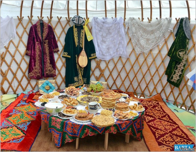 Казахский дастархан