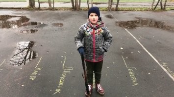 А это - ее внучек.