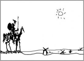 Дон Кихот был бы доволен.