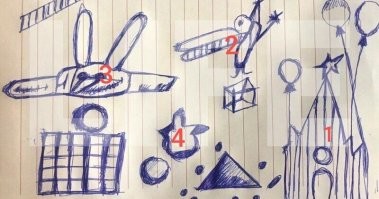 Да просто здесь всё: 1. Кремль=закон 2. Его адвокат с аппетитом волка 3. Сам Ефремов в образе зайца, уходящего от правосудия 4. второй "З"аяц, первая буква "З" = заеПали, оправдываете быстрее, деньги кончаются Треугольник с точками = куча г о в н а в которой он подзастрял и мухи вокруг него. Круги = писуар = хочет по с с а т ь.
 элементарно Ватсон