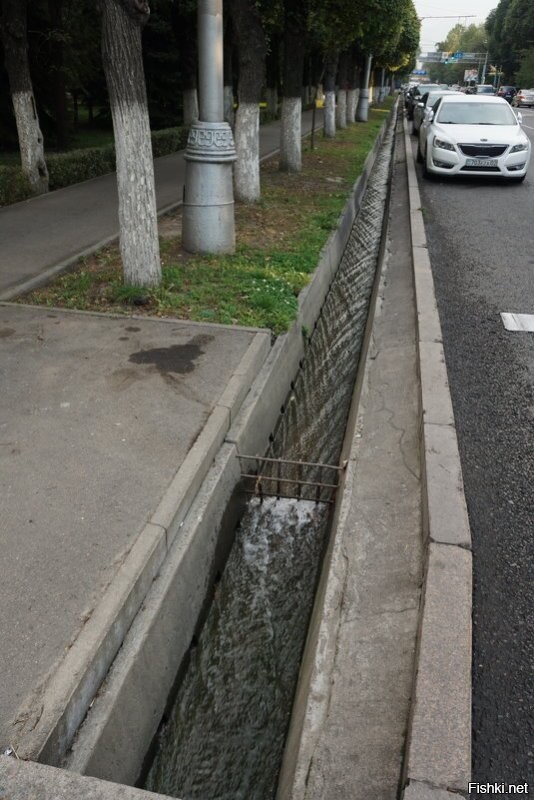 У нас это называется "арык" - попробуй так