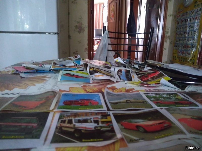 Вот говорил же жене.... Не давай это детям. Не доросли ещё.... В итоге, самая ценная часть коллекции не досчитывается 13 экземпляров.... Но, самый ценный вкладыш, номер 8 которого всего несколько десятков было, сохранился. И фото прототипа Луаза)))) ну и вообще куча всего есть.