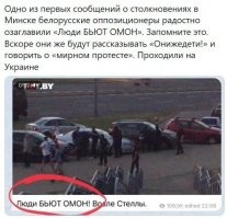 Это всё что надо знать о "мирных" протестующих в Минске.
