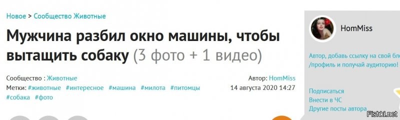 А теперь просто ради интереса взгляните на заголовок другого сегодняшнего поста той же Мисски. 

"Мужчина разбил окно машины, чтобы вытащить собаку"

Почему же не "разбил машину", а всего лишь "разбил окно машины"? Или это у Вас с ней на пару какие-то свои загадочные градации?.. 

Потому что всё очевидно. Для думающего человека.