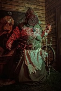 так вот что это за шлем, она, Кухарка с Кривоуховых топей, просто пчёл держит