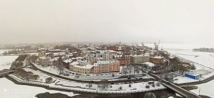 Прекрасный город!!! Вид с башни. Были зимой