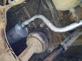 Мне проще было. 
От Газ 53 взял банку и кусок трубы. 
Сварили "по месту", с переносом креплений. 

Зато, теперь можно менять банку глушителя вообще без сварки. 
Крепления держит саму трубу, а банка крепится к трубам на хомутах. 
Трубы намного дольше живут, чем банка.