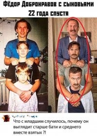 я думала это один человек, которого гримируют по разному