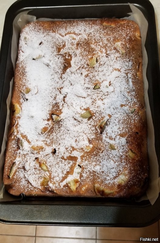 персиковая шарлотка