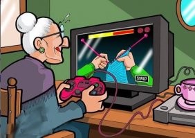 Не только читают, у них еще игры прикольные