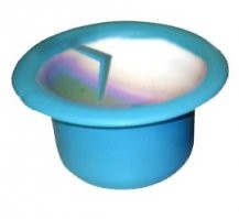 Горшок для малогабаритной квартиры - с ручкой вовнутрь.