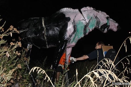 Лось в Зеленограде. Одиночка, но такой разный