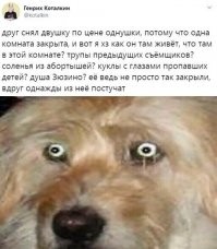 народ вообще в курсе про долевую собственность? комната спокойна может не принадлежать хозяевам и да в любой момент, могут "постучать"