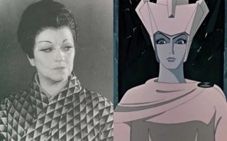 "Снежную королеву" в детстве боялся до жути  Мало того, что образ сам по себе очень впечатляющий, так ещё и снимали её в технике ротоскопии: сюжеты с полностью загримированной актрисой снимали на киноплёнку, а потом покадрово перерисовывали, добиваясь пугающего сходства мультипликационного персонажа с живым человеком. Кстати, в роли Снежной Королевы "снялась" популярная в те годы актриса Мария Бабанова. Она же и озвучивала Королеву.