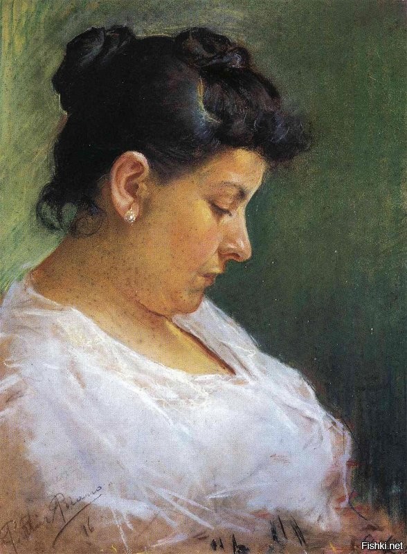 Здесь скорее всего, "Женщина, падающая с лестницы, держащая в руках трёхлитровые банки с огурцами".
Ну, как-то так...

А вот работы Пикассо...

Микеланджело, ИМХО - да, прорисована каждая мышца, волос, любая мелочь, но... выглядит всё это как фигуры из воска в музее "Мадам Тюссо"...

"Христос в родительском доме"... Тоже, пластилиновая какая-то картина... По мне, так - "Невольничий корабль" намного лучше.

А мне нравятся картины, которые передают эмоции, настроение, энергетику... Что бы "цепляли"... Не важно, "клетчатый" это или "реализм", или "психоделия"...

Вот, что первое собрал (по быстрому) - это мои приоритеты. Можно ещё и про скульптуры (памятники) добавить, но уже не время, да и тема другая... Так что пока всё!