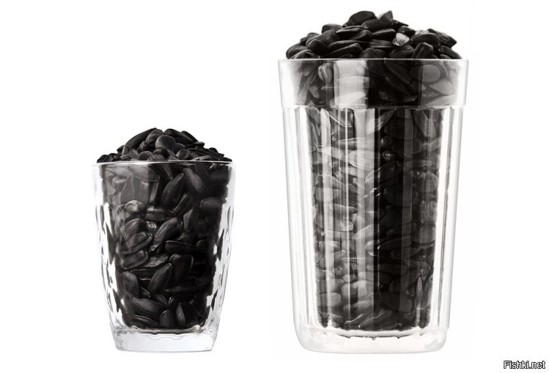 А какой стаканчик? Маленький или большой?