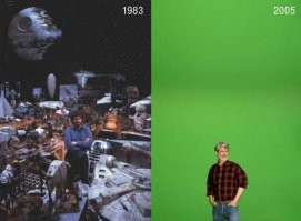 16 популярных фильмов и сериалов до и после спецэффектов